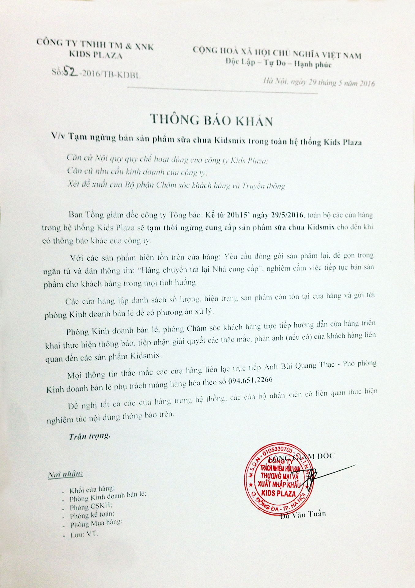 Thong bao khan