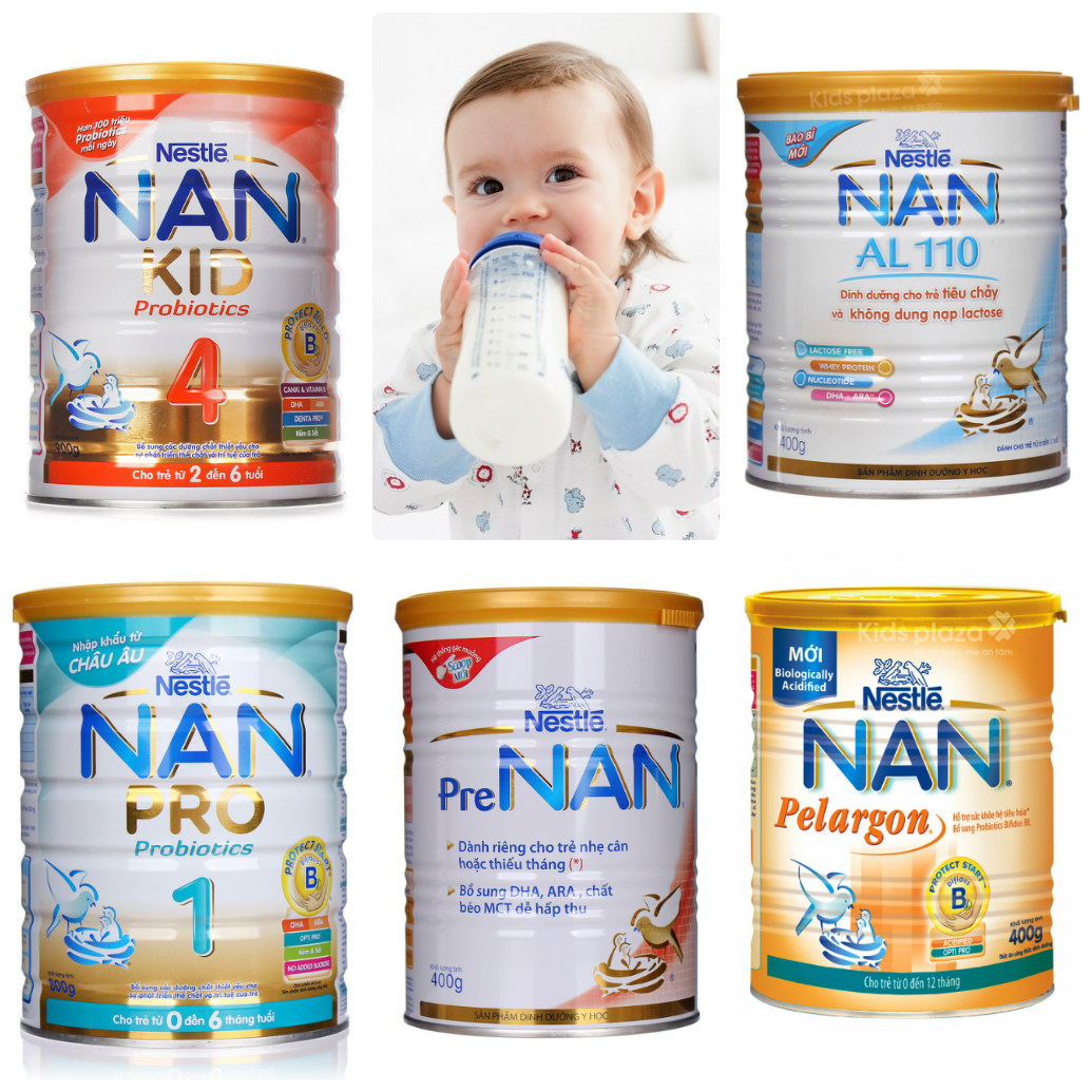 Sữa Nan Hà Lan và Thụy SỸ