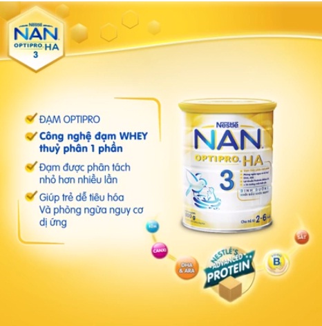 Công dụng của sữa Nan HA Optipro 3