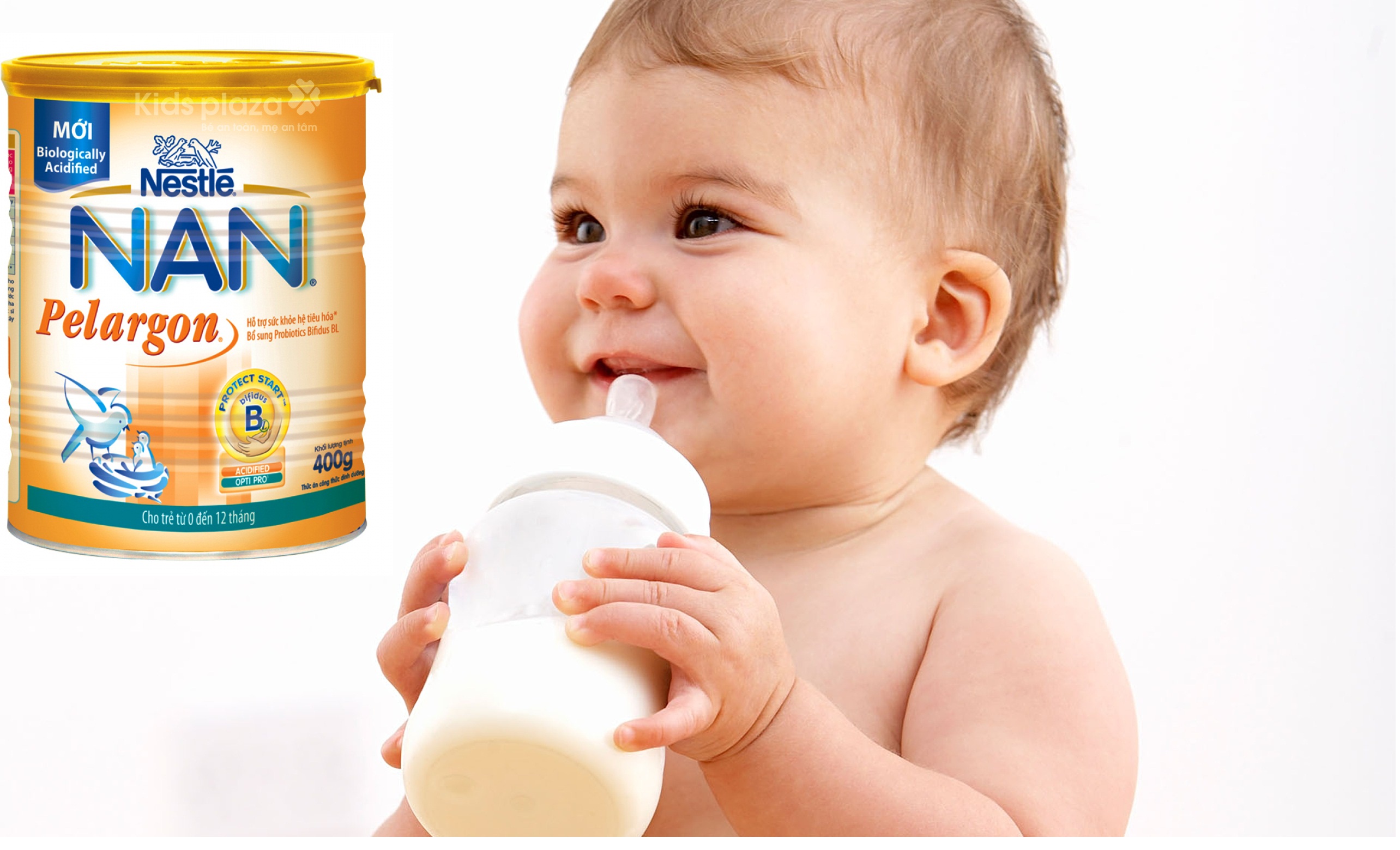 Sữa Nan Pelargon 400g cho trẻ 0-12 tháng tuổi