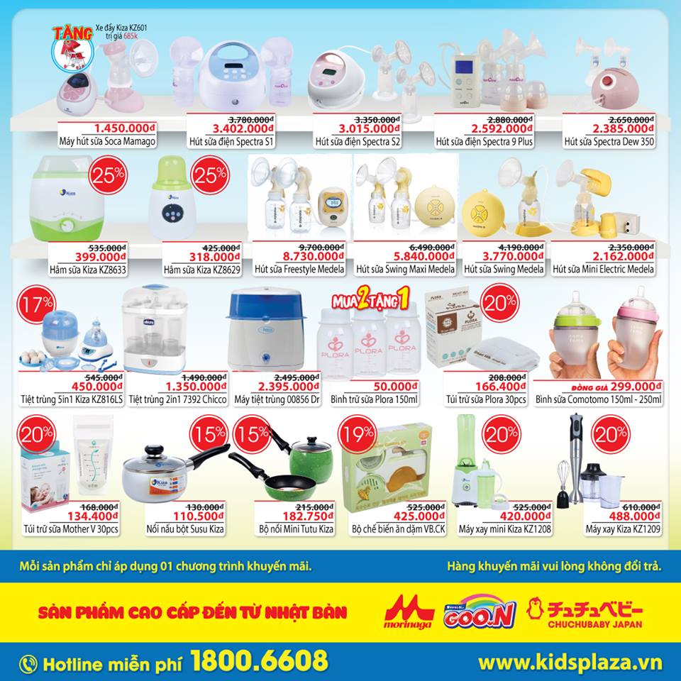 cơ hội mua máy hút sữa giá sốc