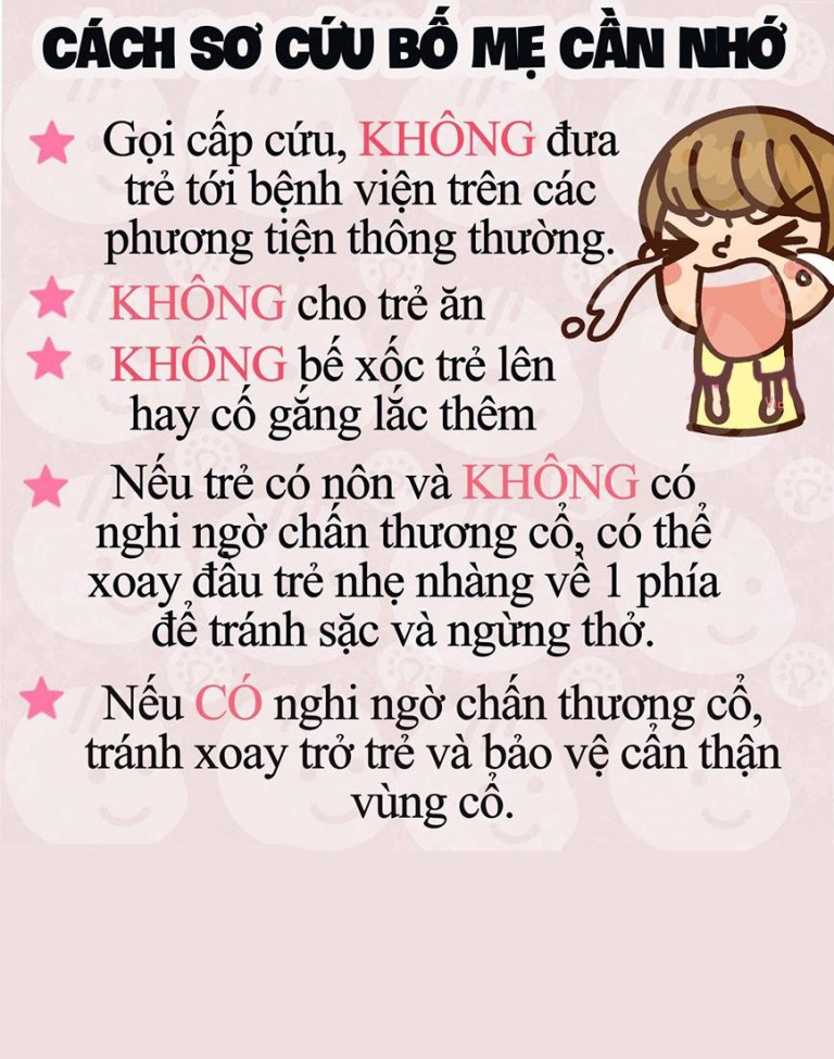Sơ cứu hội chứng trẻ bị lắc