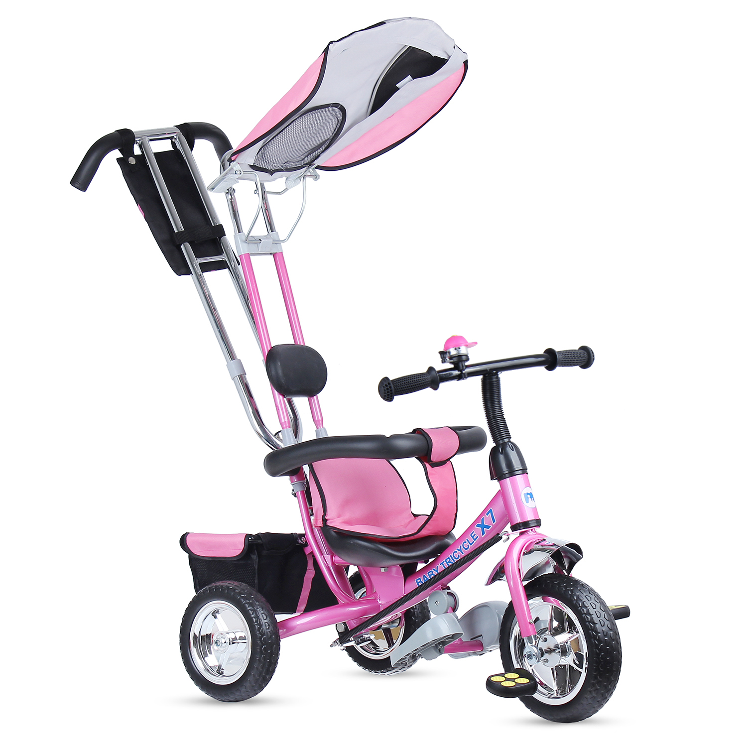 Xe đạp cho bé 3 bánh Baby Tricycle Flamingo X7 hồng