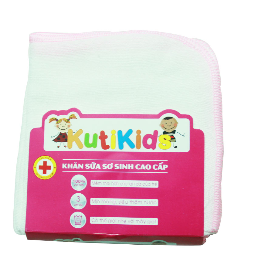 khăn sữa 3 lớp Kutikids KS05