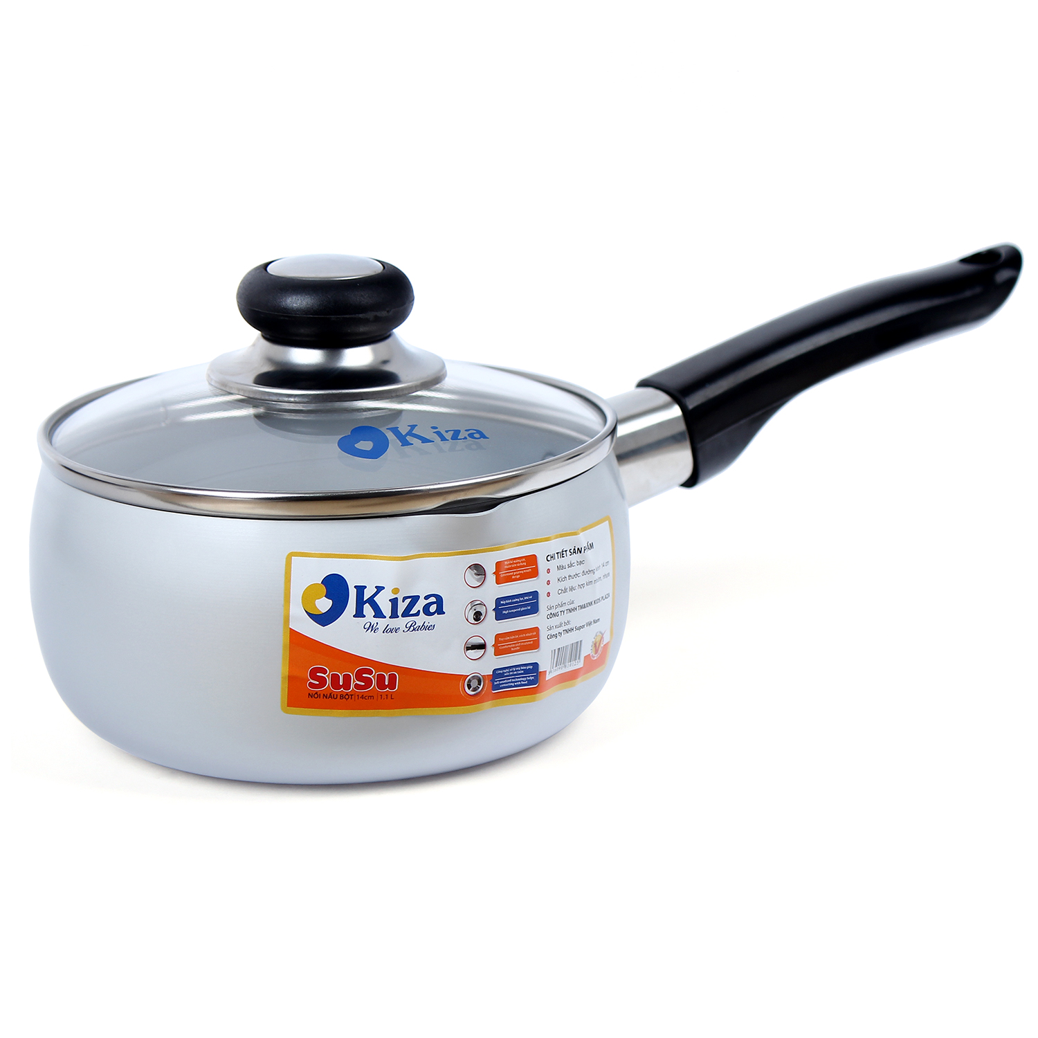 Bộ nồi nấu cháo, bột cho bé SuSu Kiza