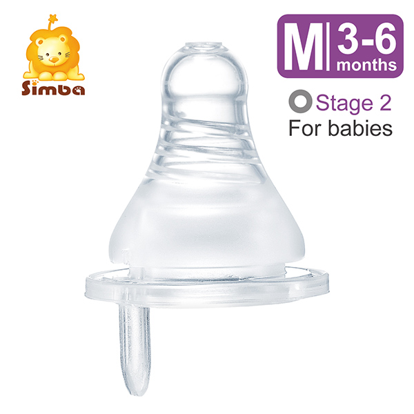 Ty thay Silicone cổ thường Simba dòng chảy tròn size M P6306
