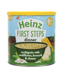 Bột ăn dặm Heinz vị súp lơ bông cải phô mai 200g cho bé 6M+