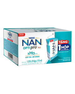 Sữa Nan Optipro Kid HMO 9*115ml cho bé từ 1 tuổi trở lên