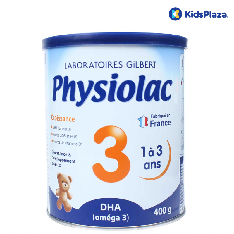 Sữa bột Physiolac số 3 400g New cho bé từ 1-3 tuổi