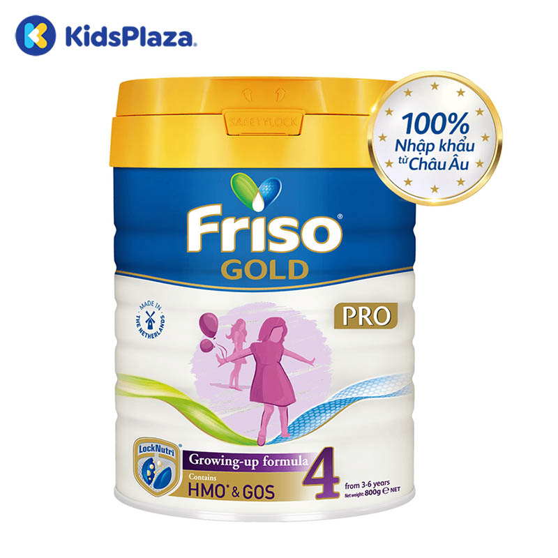 Sữa Friso Gold Pro 4 800g cho bé 3-6-tuổi