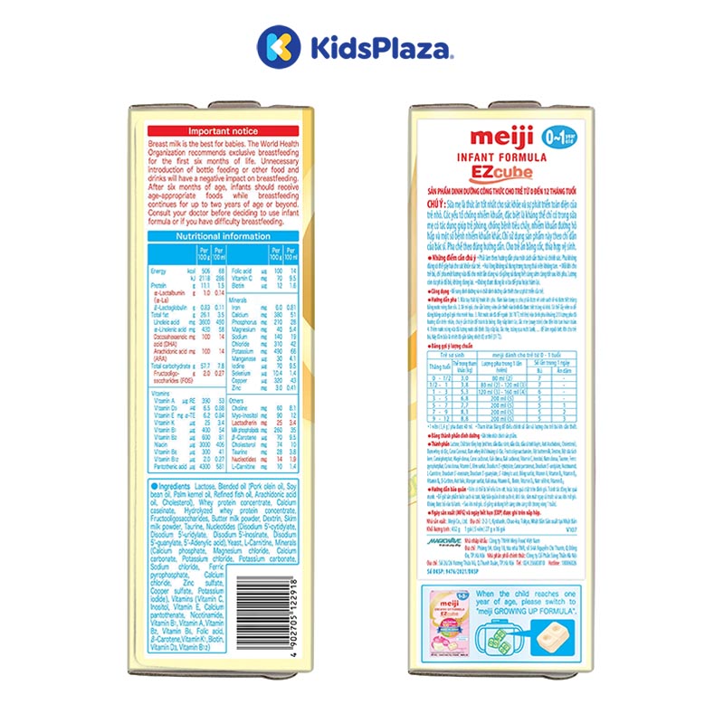 sữa bột meiji infant formula