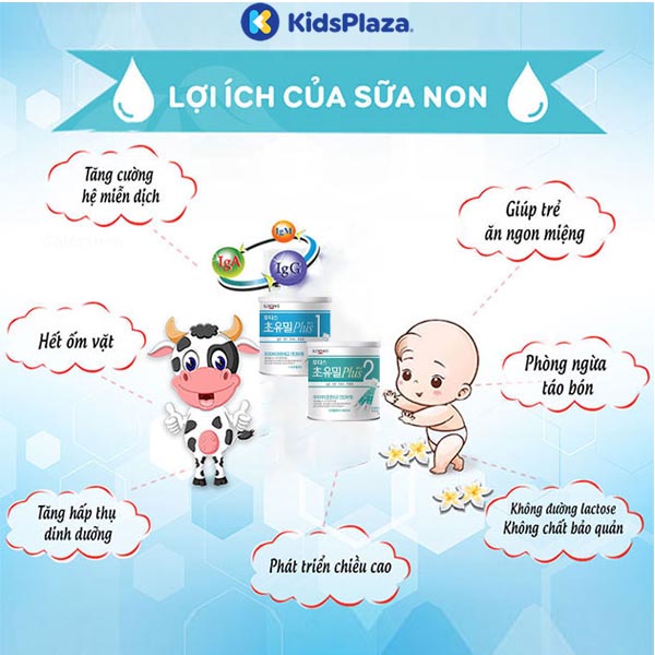 công dụng của sữa non Ildong Hàn Quốc cho trẻ sơ sinh