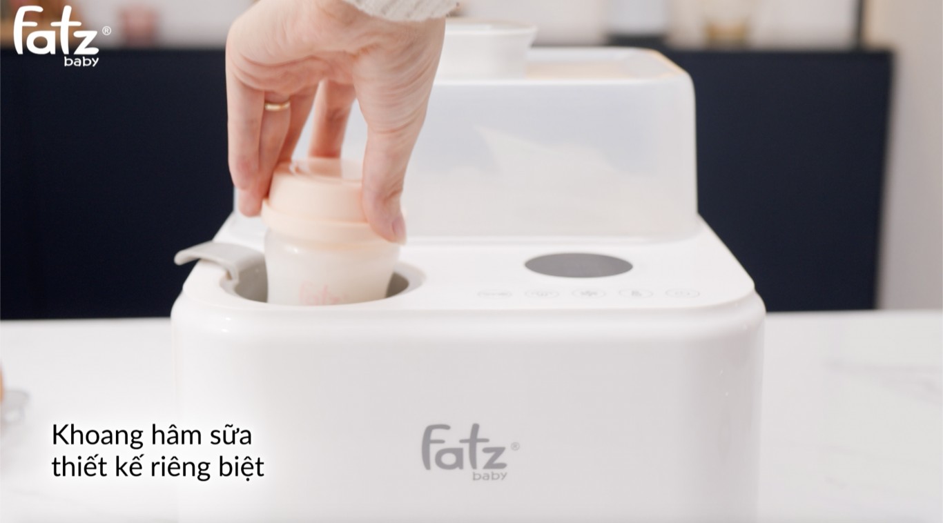 Máy tiệt trùng sấy khô và hâm sữa Fatz an toàn, tiện lợi 