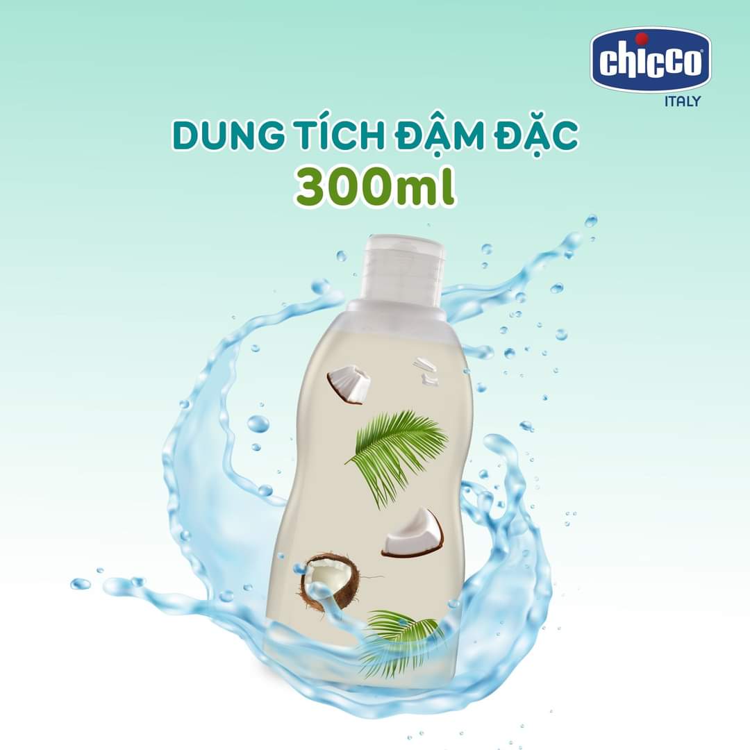 Nước rửa bình sữa Chicco dạng gel an toàn cho da nhạy cảm