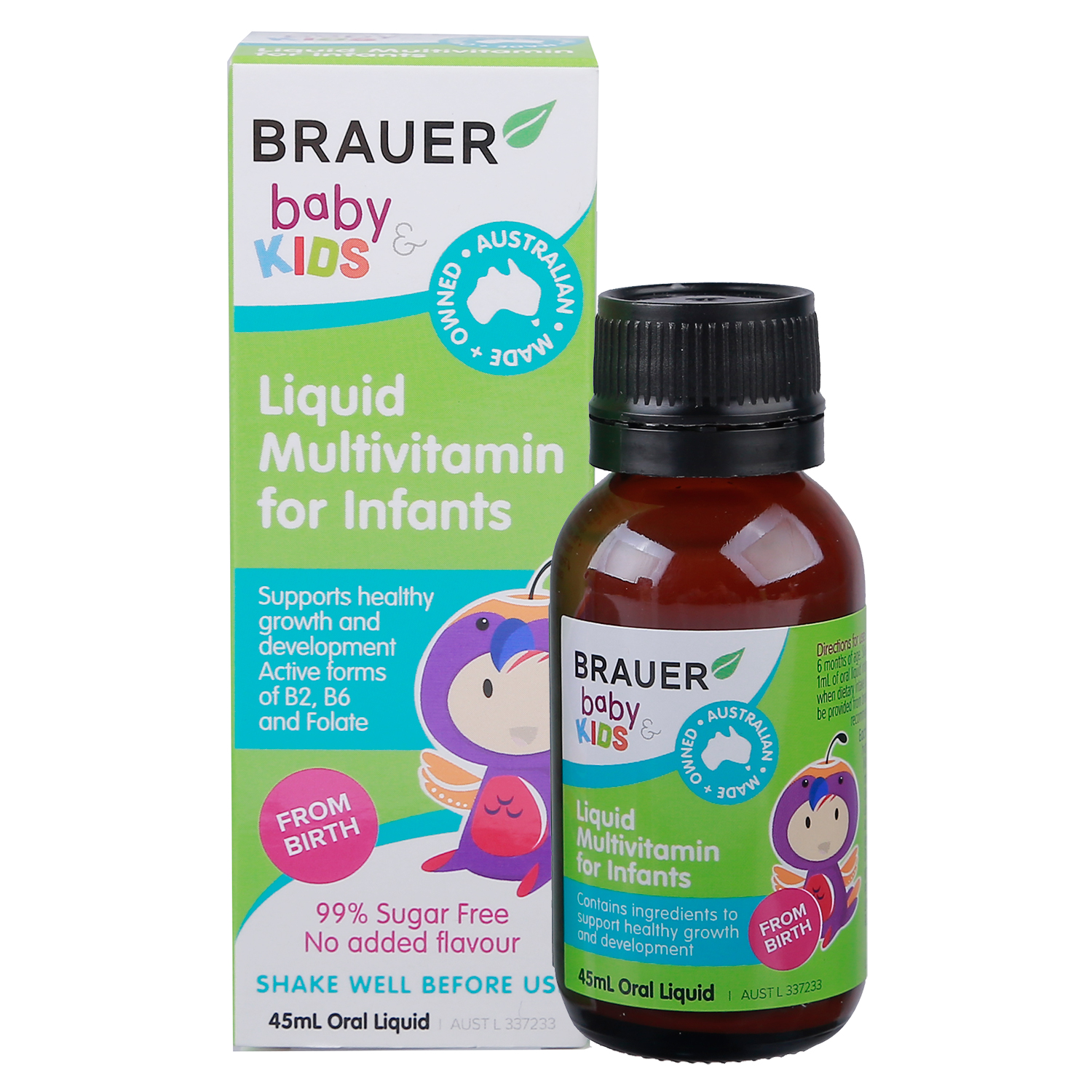 Siro Brauer Liquid Multivitamin For Infants 45ml