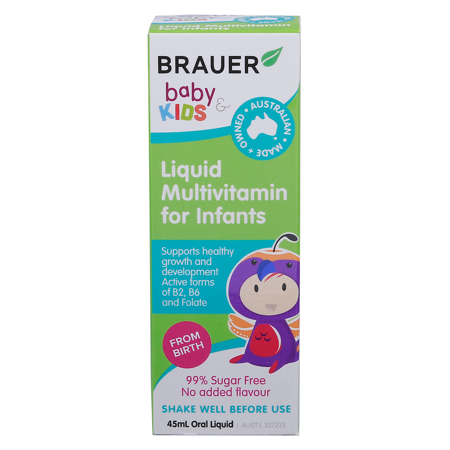 Siro Brauer Liquid Multivitamin For Infants 45ml Kids Plaza