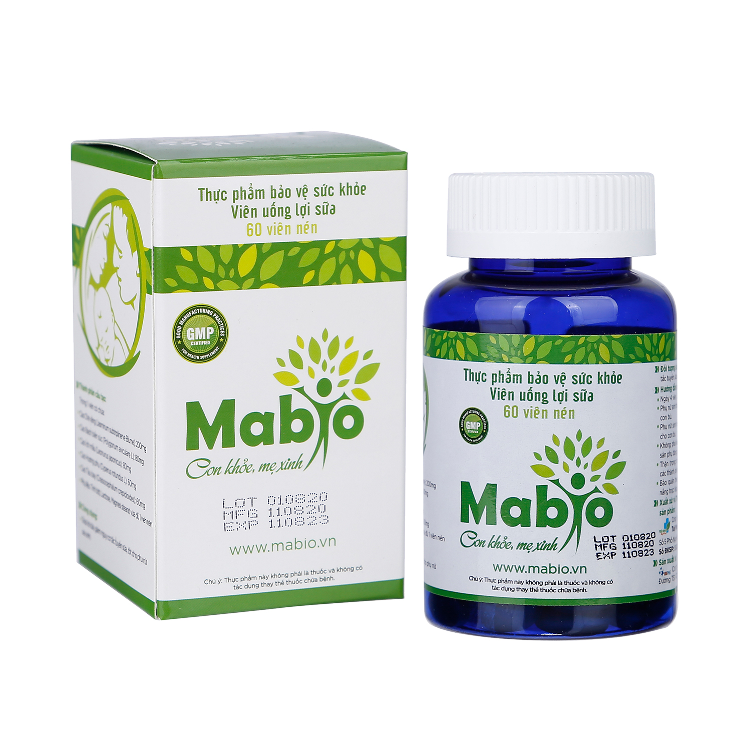 Viên uống Mabio hỗ trợ nâng cao chất lượng sữa Mẹ (60 viên) - Kids Plaza