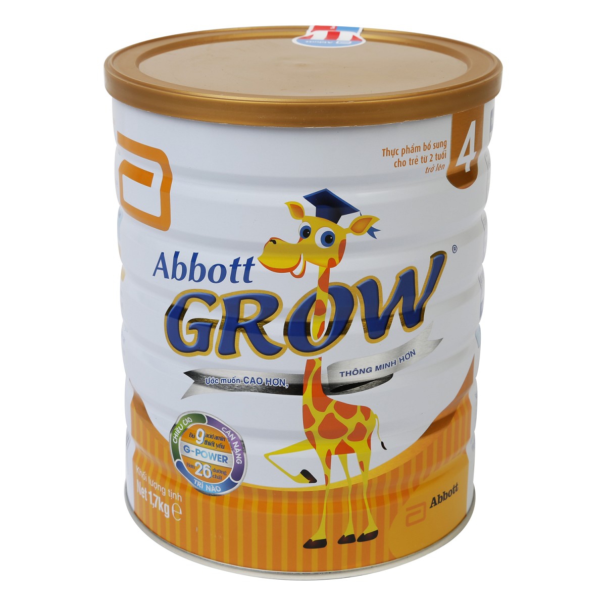 Sữa Abbott Grow 4 hương vani 1.7kg