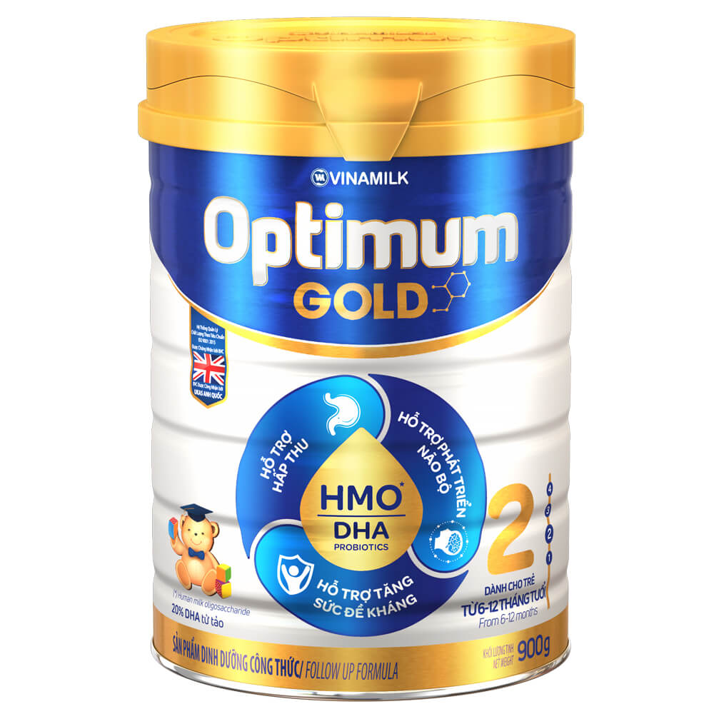 Sữa bột Vinamilk Optimum Gold 2 900g